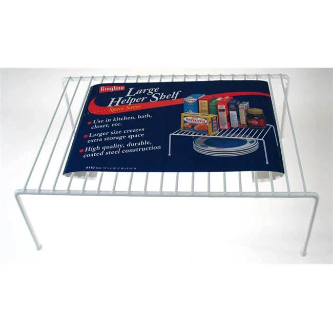 Organic LARGE HELPER SHELF WHITE Contemporary
