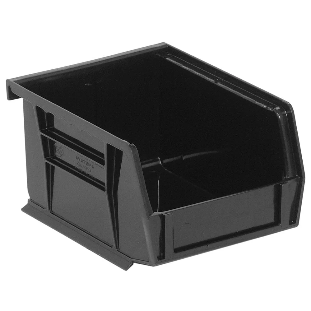 Optimized 5-3 8 quot d x 4-1 8 quot w x 3 quot h Recycled Ultra Stacking and Hanging Bins – 24 Pack Minimalist