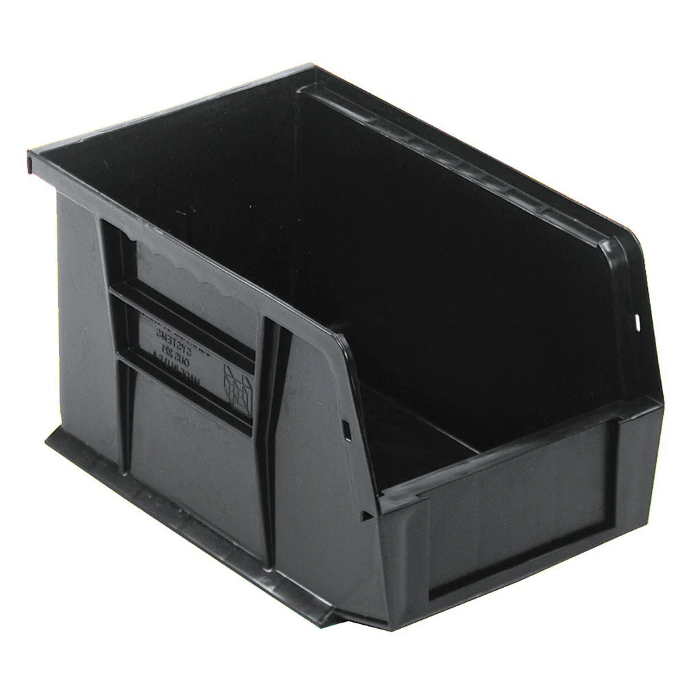 Proven 9-1 4 quot d x 6 quot w x 5 quot h Recycled Ultra Stacking and Hanging Bins – 12 Pack Solid