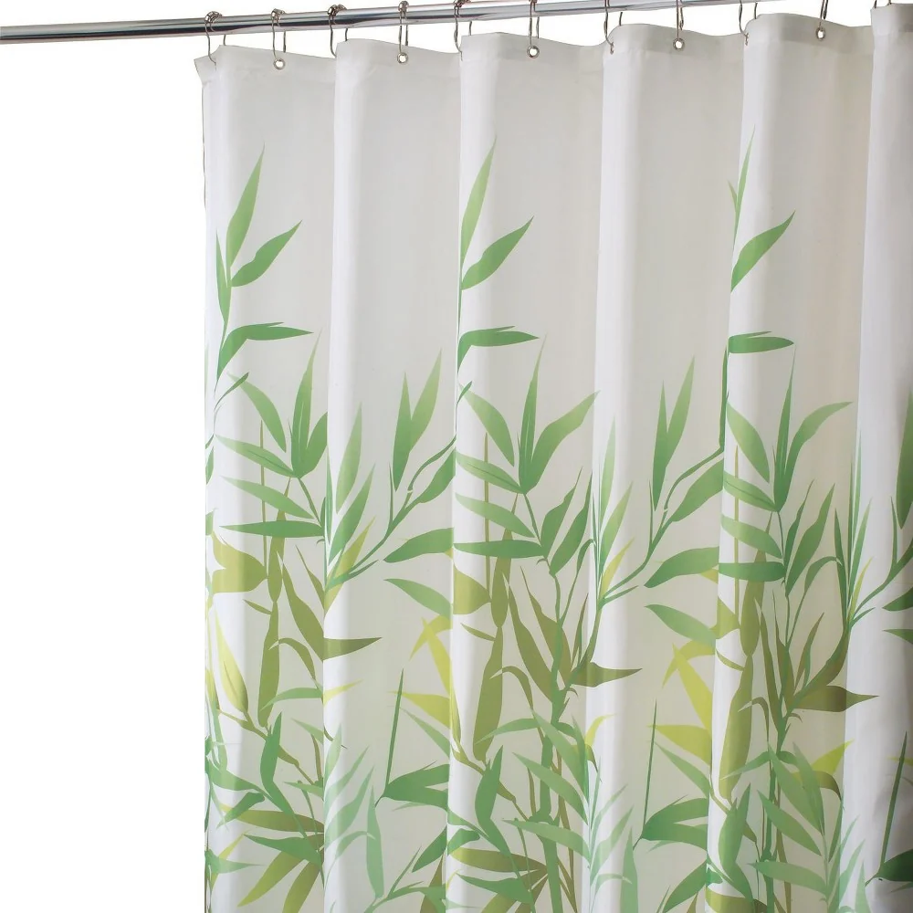 Sophisticated SHWR CURTAIN 72 quot FAB ANZU GRN Original Design