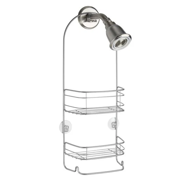 Fine Crafted SHOWER CADDY RONDO SILVER Elegant