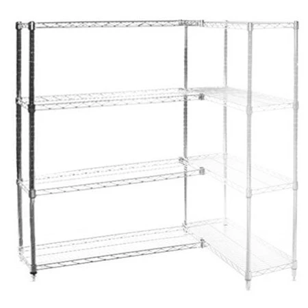 Healthy 18 quot d x 60 quot w Wire Shelving Add-Ons w 4 Shelves Classic