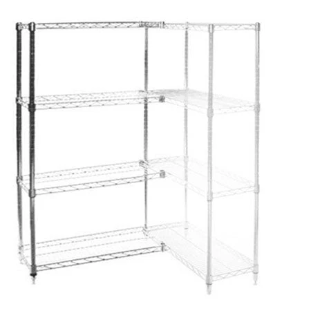 Modern 14 quot d x 48 quot w Wire Shelving Add-Ons w 4 Shelves Reusable