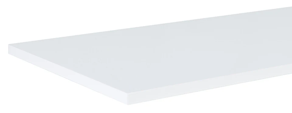Crafted 36 quot x14 quot WOOD SHELF WHITE Original