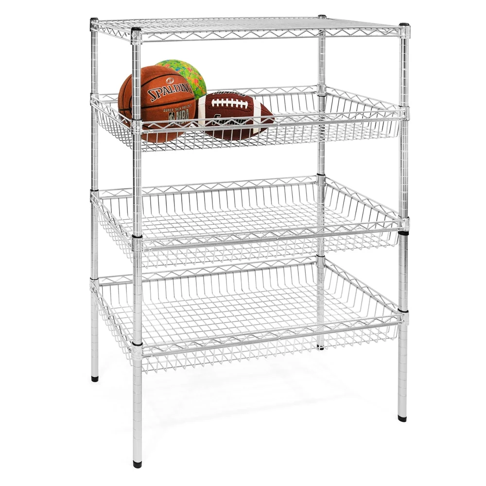 Genuine Wire Basket Shelving Solid