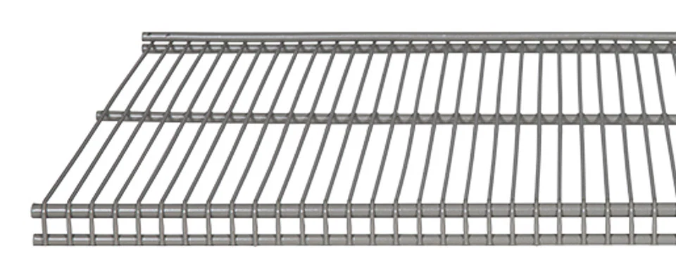 Flexible 48 quot x12 quot VENTILATED SHELF NICKEL Durable