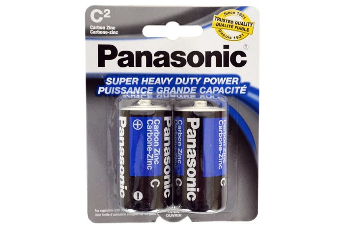 Lightweight PANASONIC C BATTERIES 2PK Elite