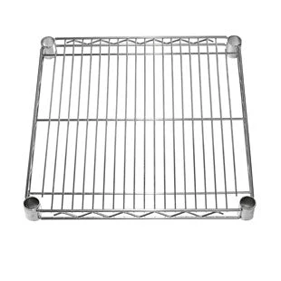 Stylish 18 quot d Chrome Wire Shelves Unique