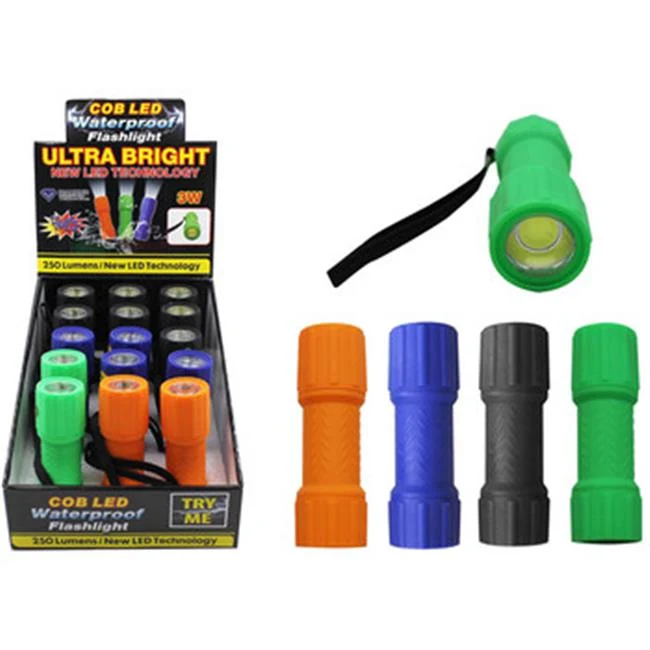 Genuine WATERPROOF COB LED FLASHLIGHT Clean