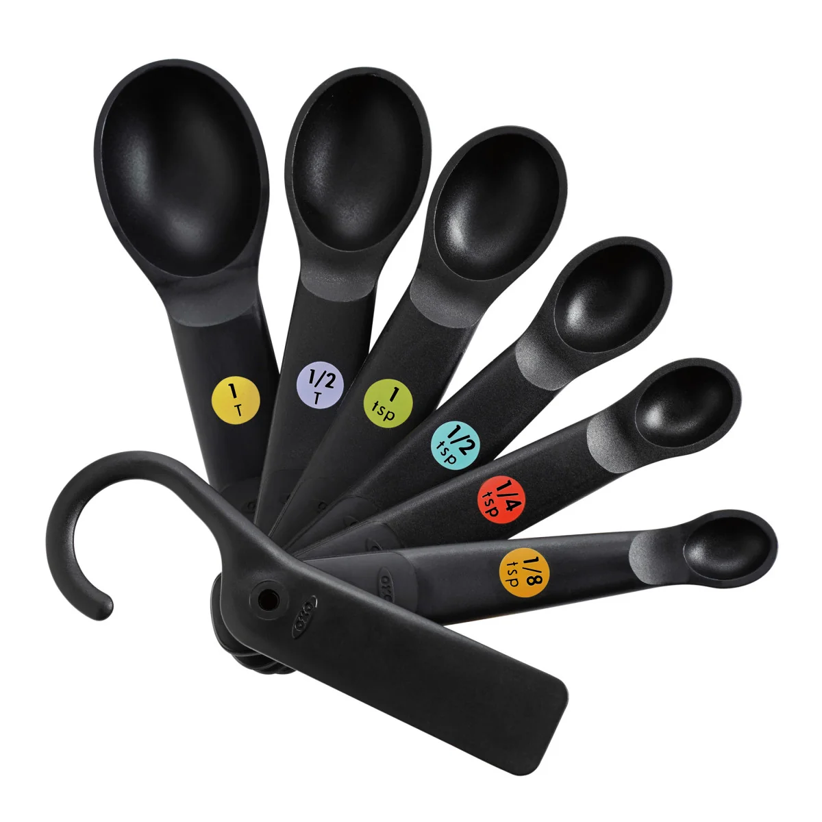 User-Friendly 7PC MEAS SPOON SET BLK Refined