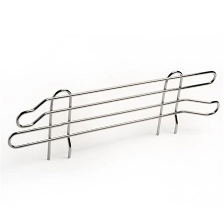 Dependable 4 quot h Chrome Ledges for Wire Shelves Professional