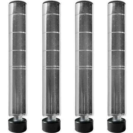 Official Chrome Wire Shelving Posts – 4-Pack Safe