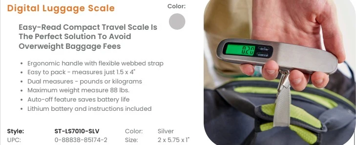 Natural DIGITAL LUGGAGE SCALE Flexible