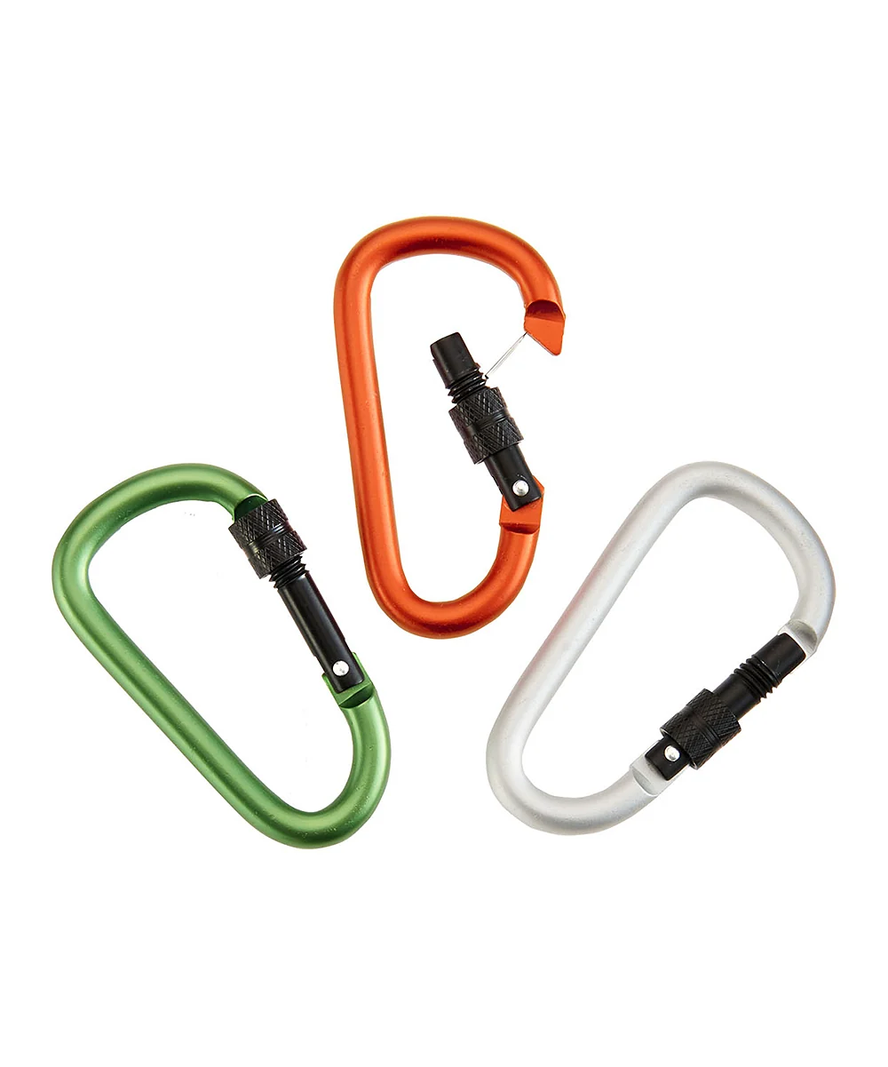 Fashionable TSA CARABINERS 3-PACK Organic