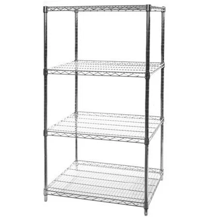 Artisan 24 quot d x 30 quot w Chrome Wire Shelving w 4 Shelves Flexible