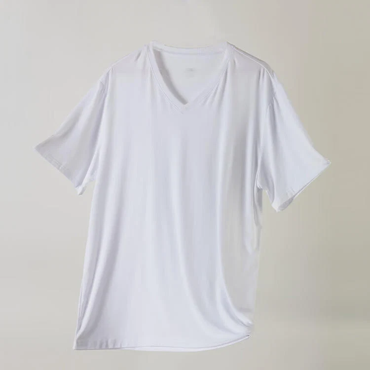 Trusted MEN MODAL VNECK SHORT WH M Effective