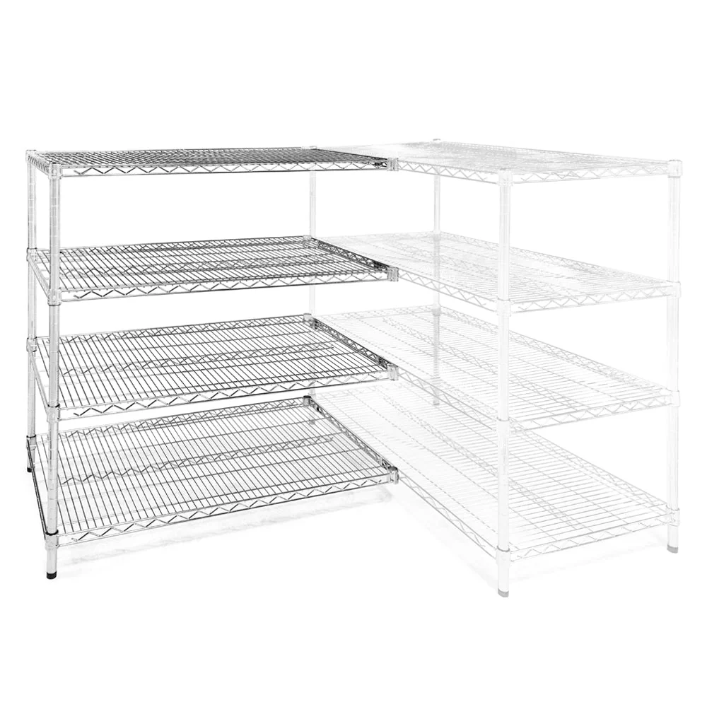 Smart 21 quot d x 42 quot w Wire Shelving Add-Ons w 4 Shelves Eco-Friendly