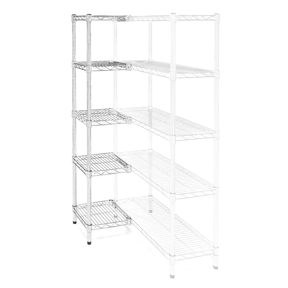 First-Class 10 quot d x 10 quot w Wire Shelving Add-Ons w 5 Shelves Comfortable