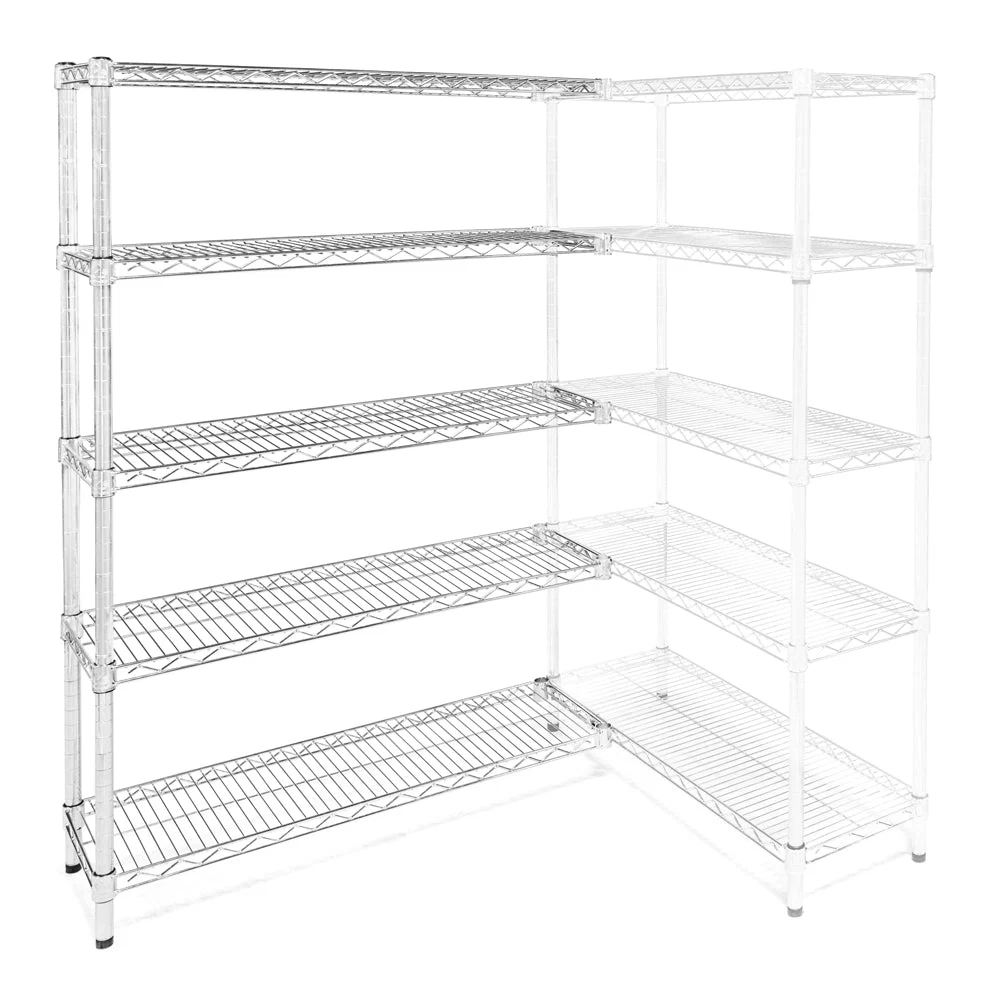 Artisan 14 quot d x 48 quot w Wire Shelving Add-Ons w 5 Shelves Smart