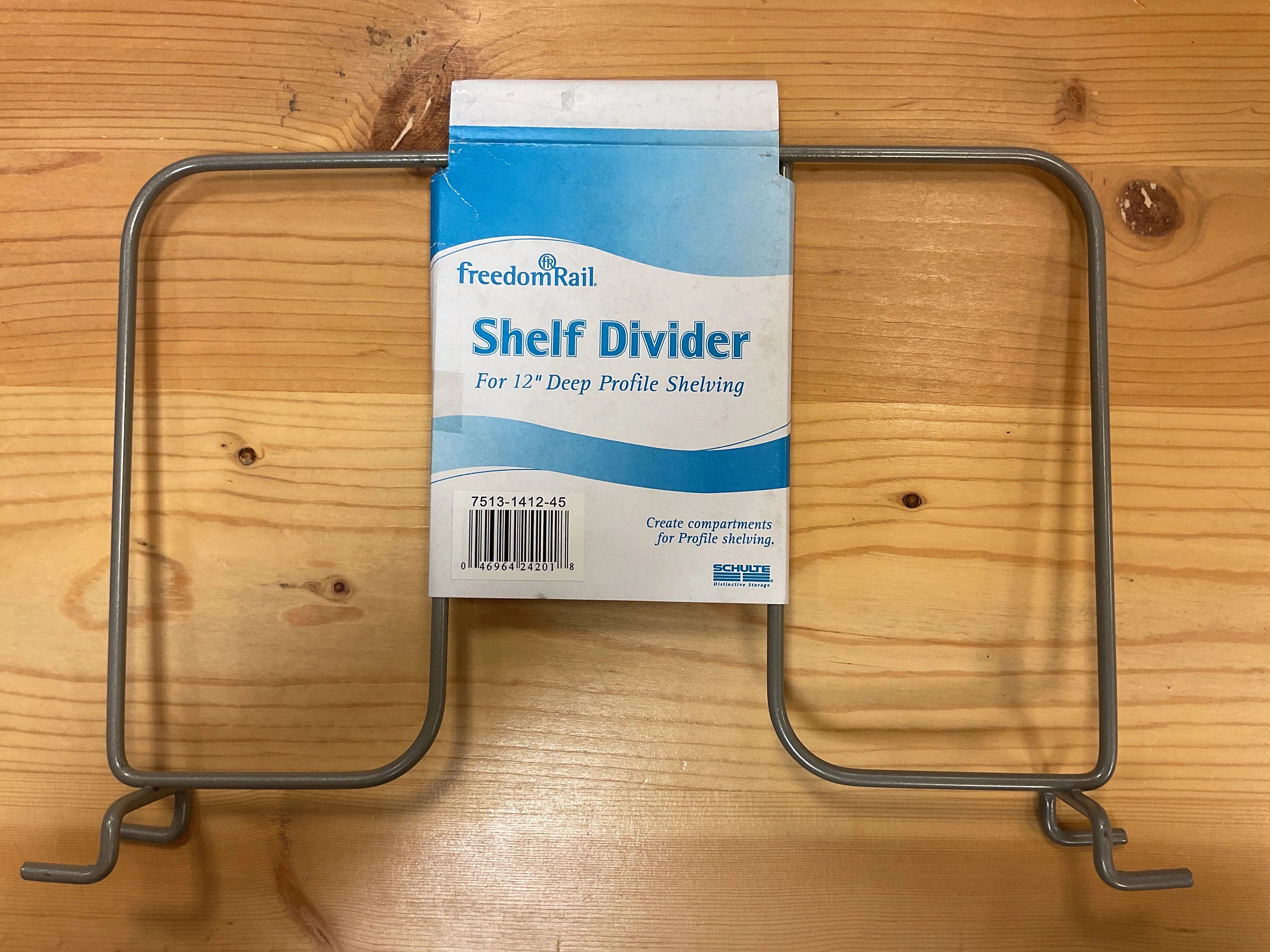 Contemporary 12 quot VENTILATED SHELF DIVIDER NKL Next-Generation
