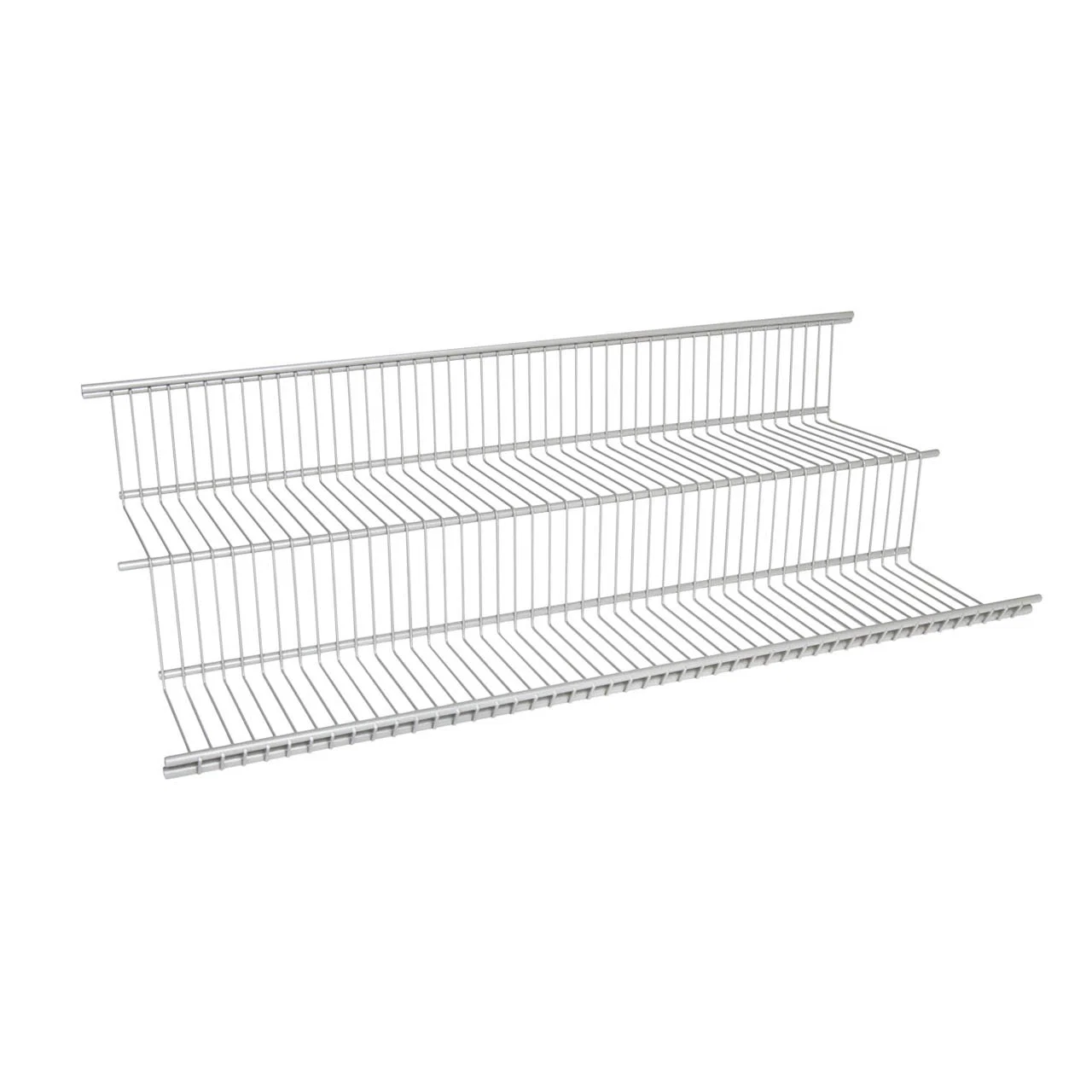 Fashionable 30 quot TIERED VENTILATED SHELF NKL Comfortable
