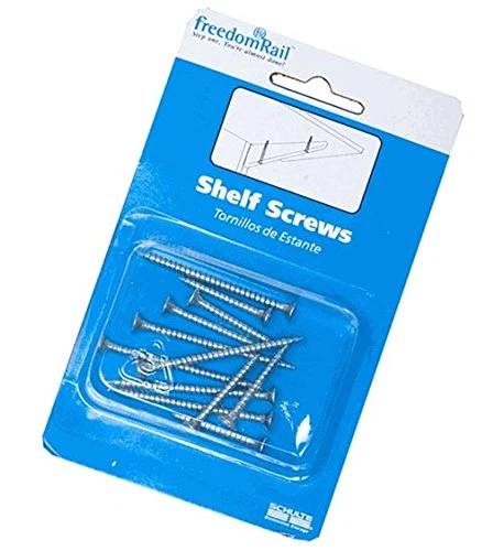 Stylish SHELF SCREWS WHITE Solid