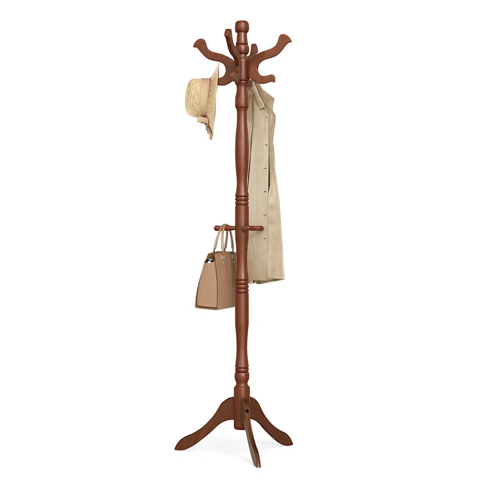 Fine VASAGLE Coat Rack Standing Soft