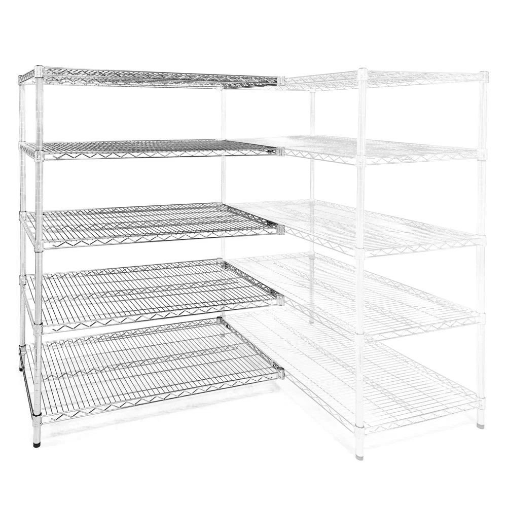 Excellent 30 quot d x 48 quot w Wire Shelving Add-Ons w 5 Shelves Artisan