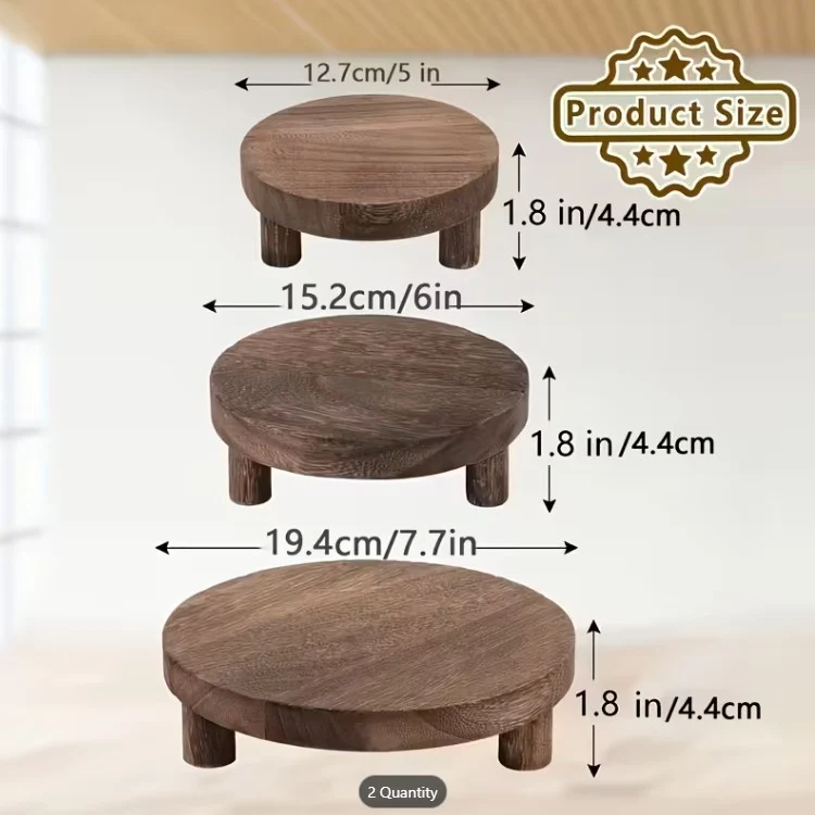 Smart 8 quot WOOD PLANT STAND Dependable