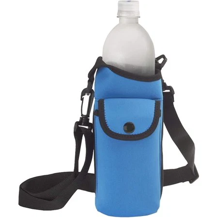 Luxury NEOPRENE BOTTLE CADDY BLUE Safe
