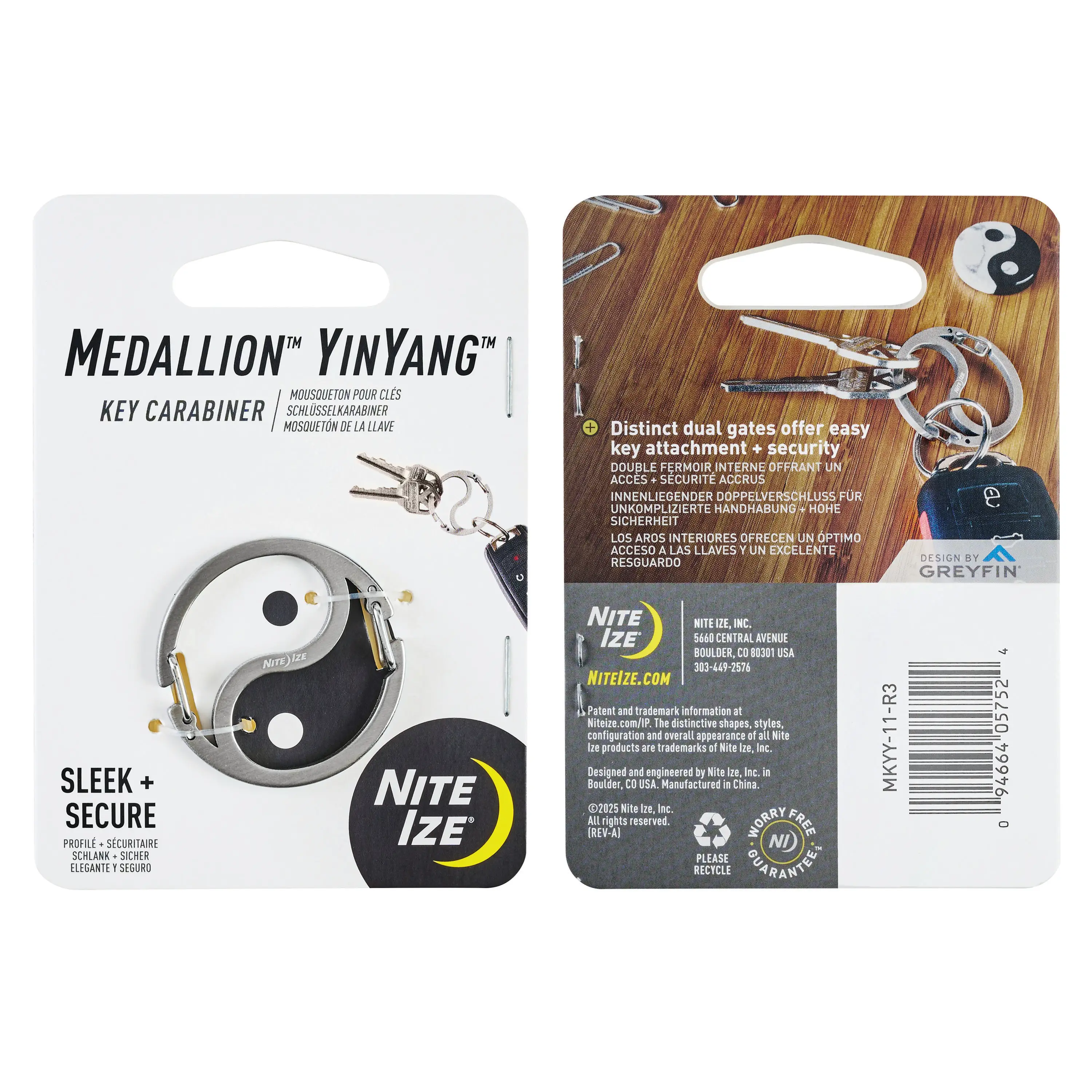 Advanced MEDALLION YINYANG KEY CARABINER Quality