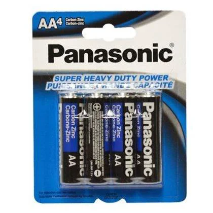 Clean PANASONIC AA BATTERIES 4PK Artisan