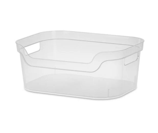 Authentic MEDIUM OPEN BIN CLEAR Natural