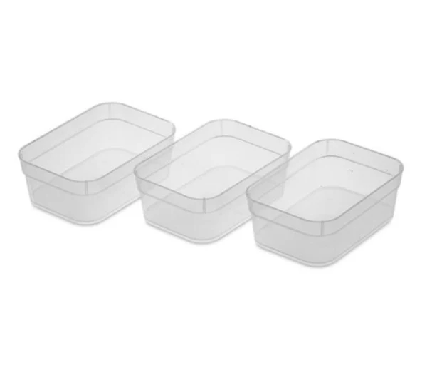 Effective SET 3 MEDIUM STORAGE TRAYS First-Class