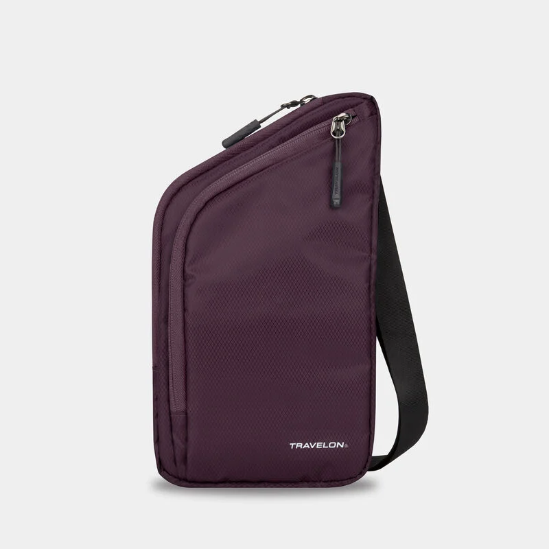 Specialty SLIM CROSSBODY BAG BLACKBERRY Verified