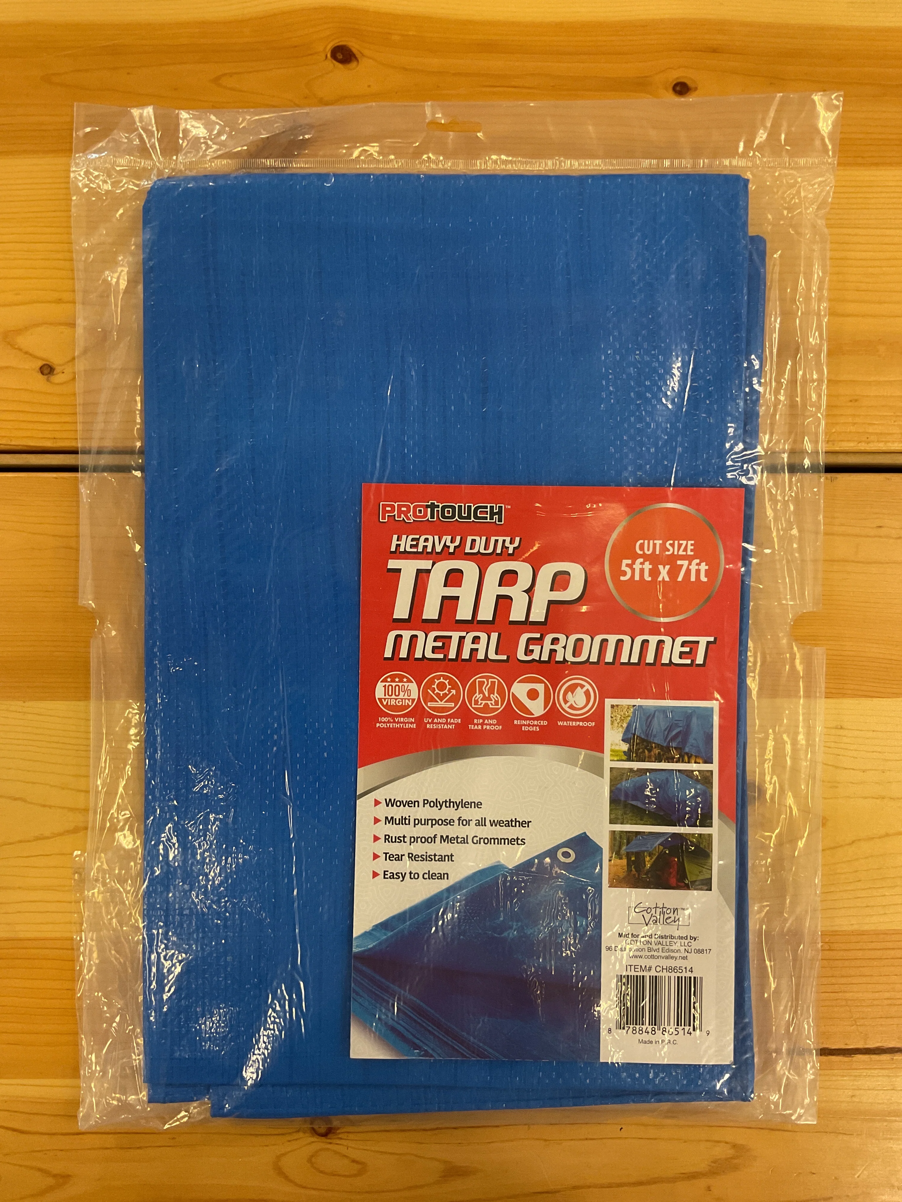 Solid HEAVY DUTY TARP 5 39 X7 39 Contemporary