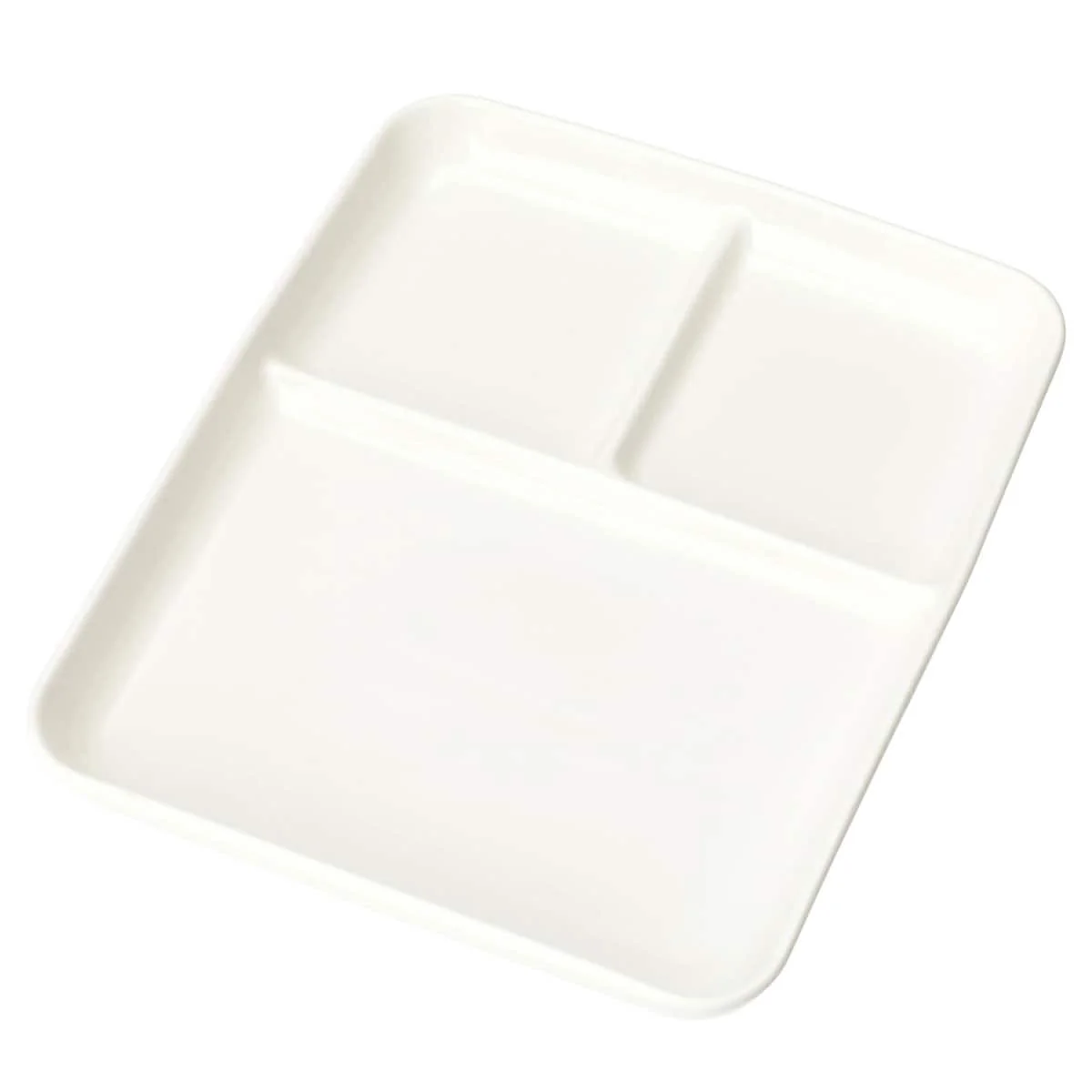 Green Lunch Plate 24 x 20cm White Innovative