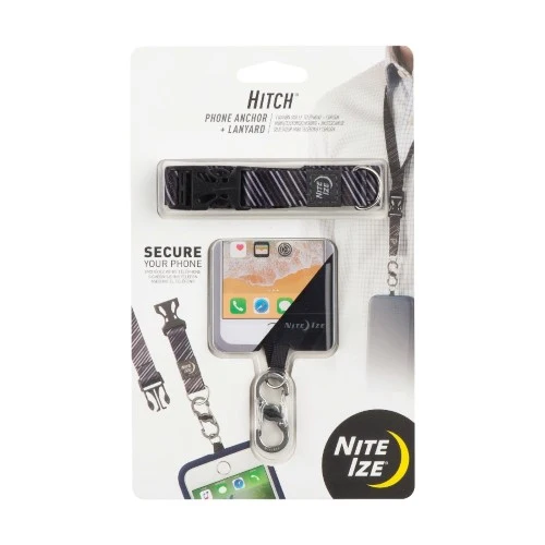 Elite PHONEANCHOR LANYARD BLK Smooth