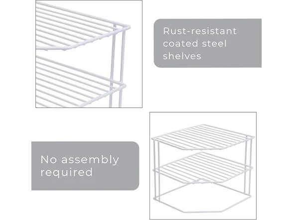 Excellent 3 TIER CORNER SHELF BLACK Modern