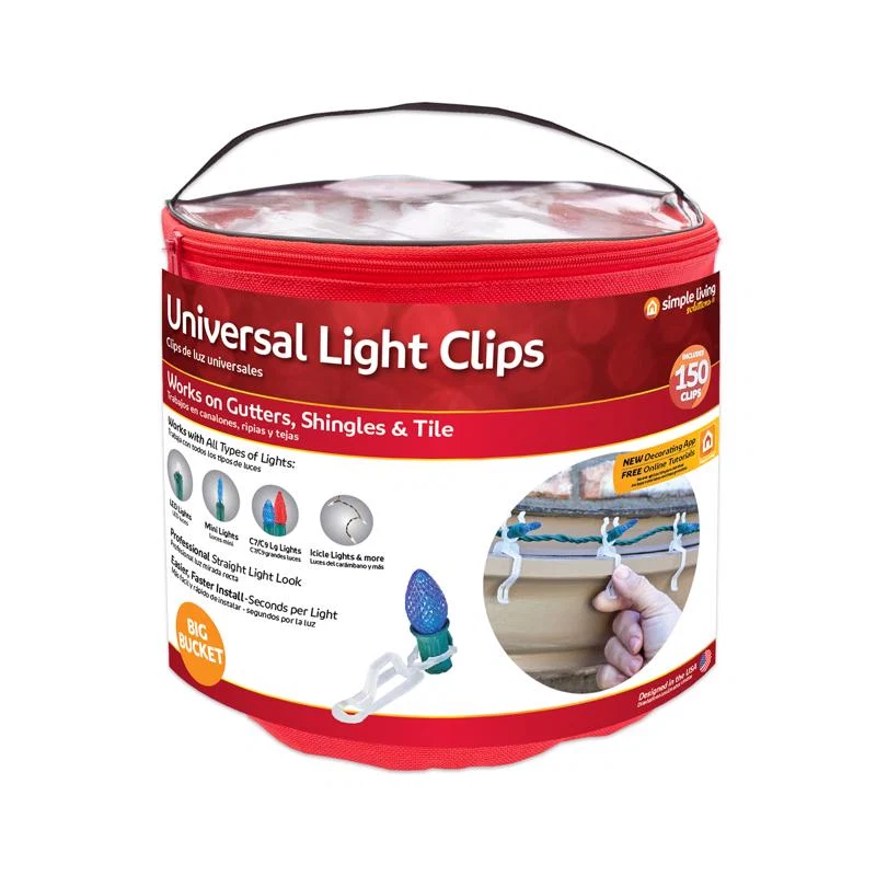 Carefully Designed UNIVERSAL LIGHT CLIPS 150PK Effective