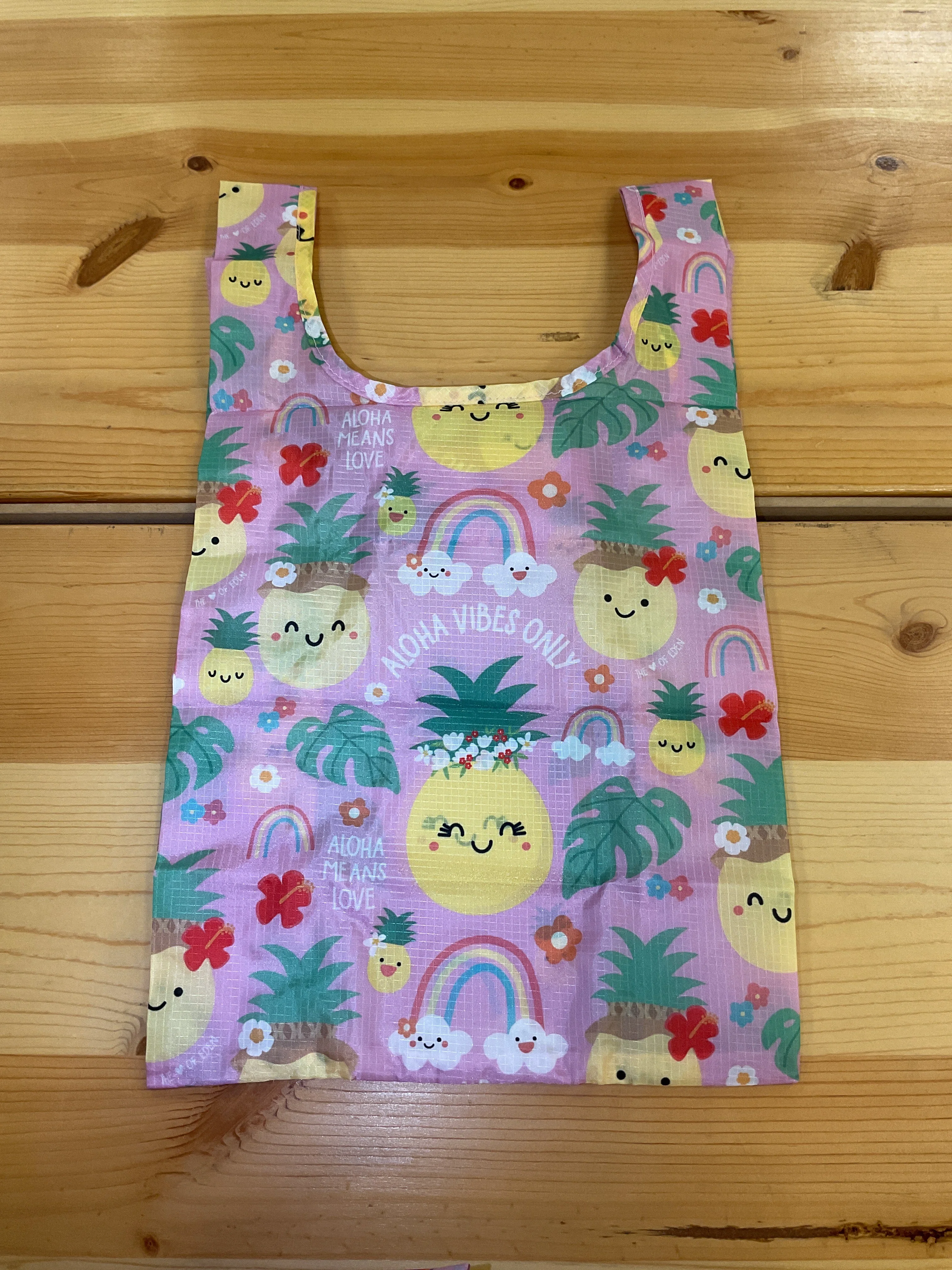 Recyclable EDEN SMALL TOTE PAPALE PINEAPPLE Secure
