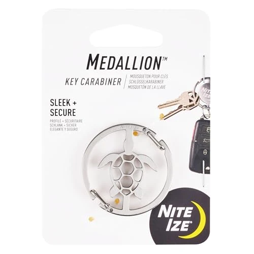 Efficient MEDALLION TURTLE KEY CARABINER Smart