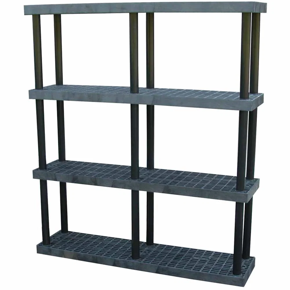 Safe DuraShelf Grid Top 66 quot w x 75 quot h 4-Shelf System Premium Material