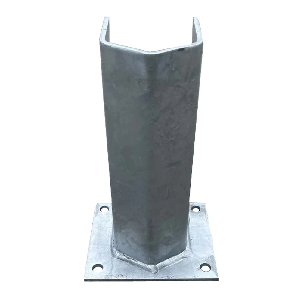 Healthy 12 quot h Galvanized Post Protector Top-Quality