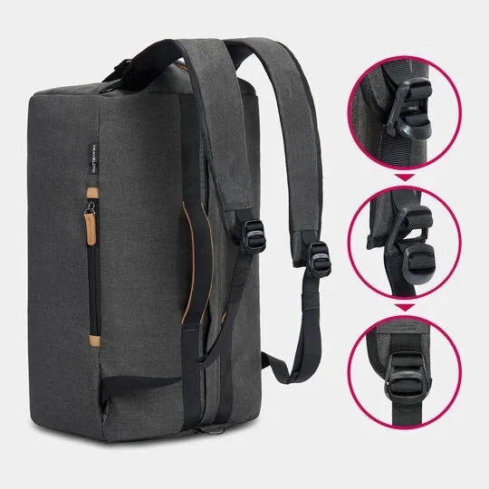 Exclusive TRANSIT CARRY ON DUFFLE SLATE Genuine