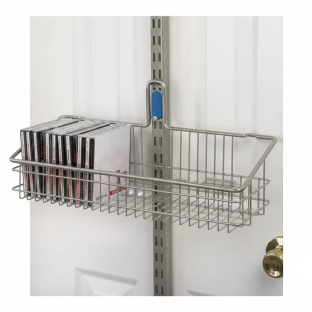 Relaxed Over the Door CD DVD Holder – Nickel Professional