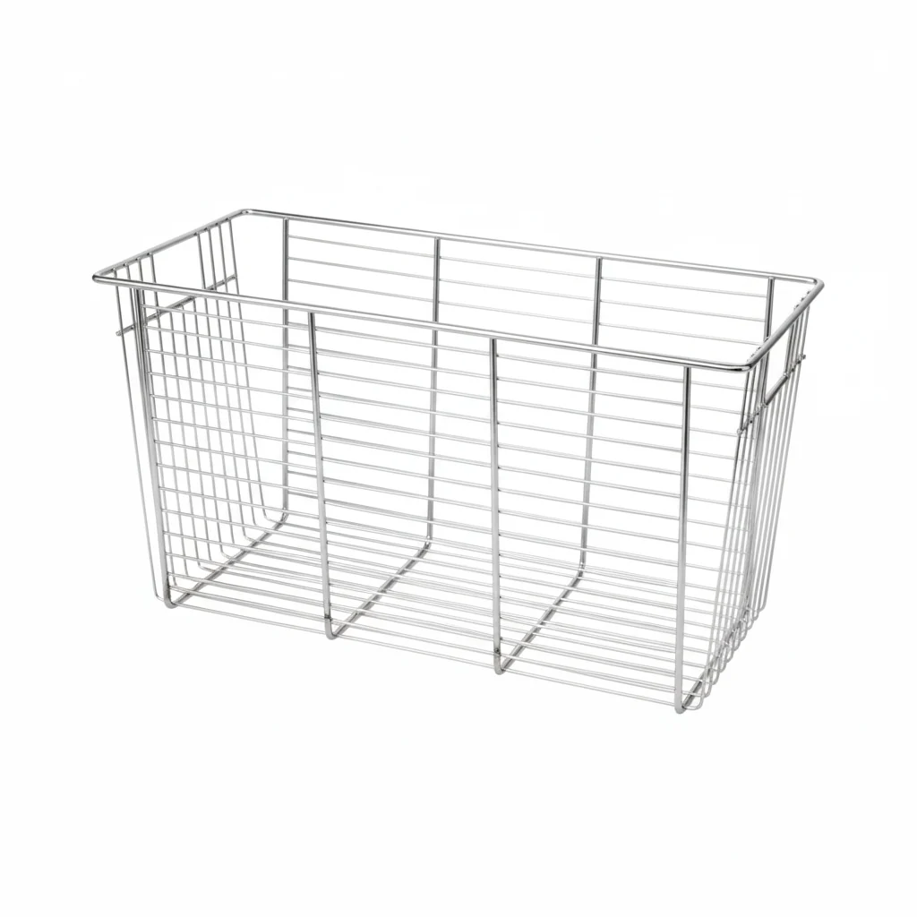 Breathable 16 quot Chrome Basket with Glide for Big O-Box Excellent