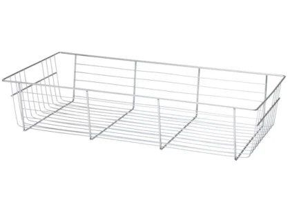 Contemporary 6 quot Chrome Basket with Glide for Big O-Box Top-Quality