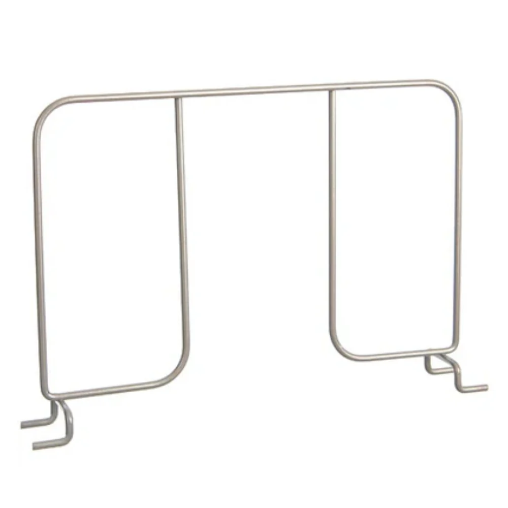 World-Class 12 quot Ventilated Shelf Divider – Nickel High-End