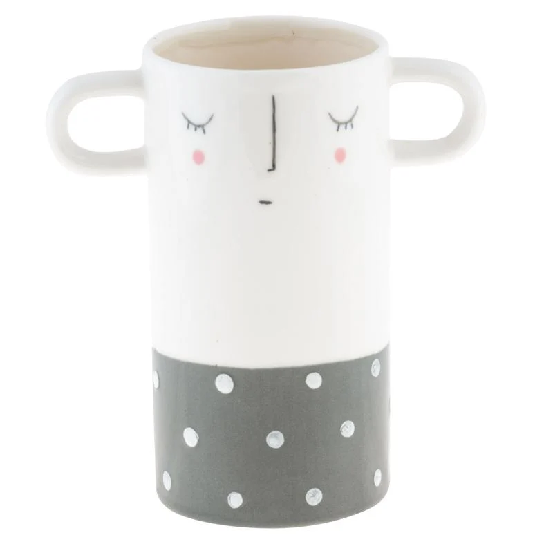 Original EXPRESSION GREY VASE LARGE High-Grade